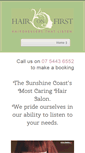 Mobile Screenshot of haironfirst.com